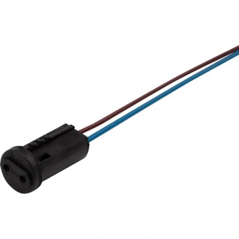 Цоколь «патрон» REXANT G4 пластиковый с проводом 15 см, черный Цоколь «патрон» REXANT G4 пластиковый с проводом 15 см, черный