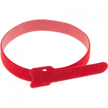 Хомут–липучка REXANT многоразовый 320х14 мм, красный (12 шт/уп) Хомут–липучка REXANT многоразовый 320х14 мм, красный (12 шт/уп)