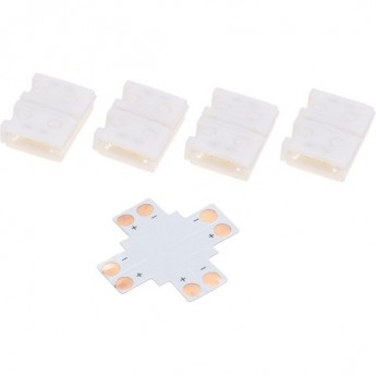 Коннектор REXANT Х-образный для светодиодной ленты SMD 8мм