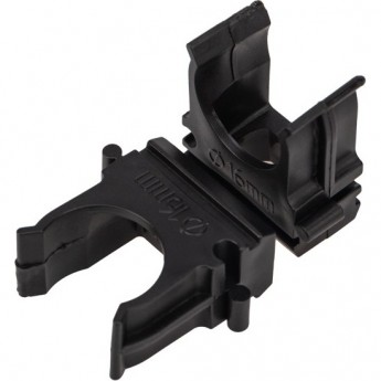 Крепеж-клипса REXANT для трубы ø 16 мм, черная (100 шт./уп.) Крепеж-клипса REXANT для трубы ø 16 мм, черная (100 шт./уп.)