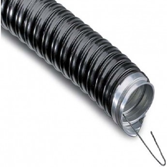 Металлорукав REXANT МРПИнг-12 с зондом черный 50 м Металлорукав REXANT МРПИнг-12 с зондом черный 50 м