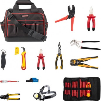 Набор инструментов электрика REXANT, 21 предмет Набор инструментов электрика REXANT, 21 предмет