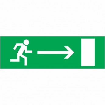 Наклейка эвакуационный знак REXANT НАПРАВЛЕНИЕ К ЭВАКУАЦИОННОМУ ВЫХОДУ НАПРАВО 100*300 мм Наклейка эвакуационный знак REXANT НАПРАВЛЕНИЕ К ЭВАКУАЦИОННОМУ ВЫХОДУ НАПРАВО 100*300 мм