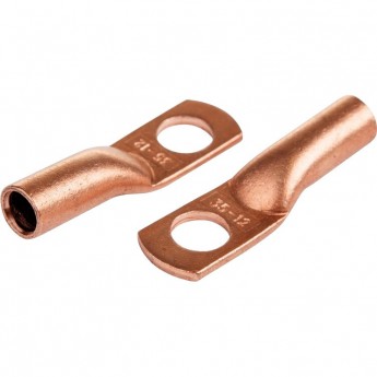 Наконечник медный REXANT ТМ 35–12–10 (35мм² - Ø 12мм) (в упак. 5 шт.) Наконечник медный REXANT ТМ 35–12–10 (35мм² - Ø 12мм) (в упак. 5 шт.)