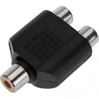 Переходник REXANT гнездо RCA - 2 гнезда RCA
