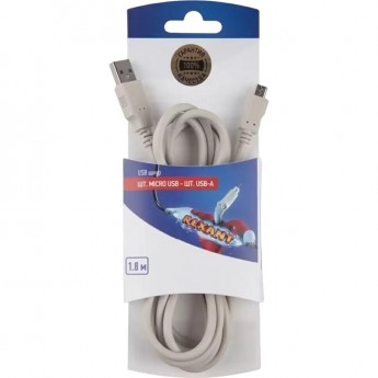 Шнур REXANT штекер micro USB - штекер USB-A 1.8M Шнур REXANT штекер micro USB - штекер USB-A 1.8M
