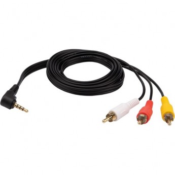 Шнур REXANT стерео 3,5 мм 4C - 3 RCA, 1,5 м (GOLD) Шнур REXANT стерео 3,5 мм 4C - 3 RCA, 1,5 м (GOLD)