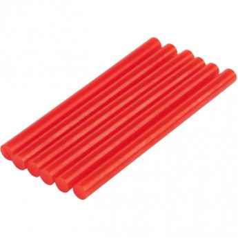 Стержни клеевые REXANT Ø7 мм, 100 мм, красные (6 шт/уп), блистер Стержни клеевые REXANT Ø7 мм, 100 мм, красные (6 шт/уп), блистер