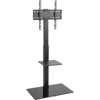 Стойка REXANT напольная с кронштейном для телевизора 32"-55", с дополнительной полкой для медиа-оборудования Стойка REXANT напольная с кронштейном для телевизора 32"-55", с дополнительной полкой для медиа-оборудования