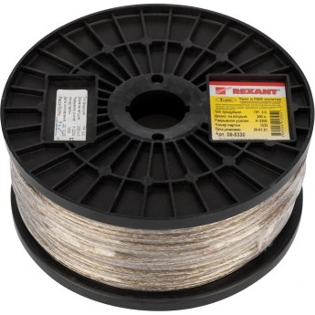 Трос стальной REXANT 3.0 мм, 200 м Трос стальной REXANT 3.0 мм, 200 м