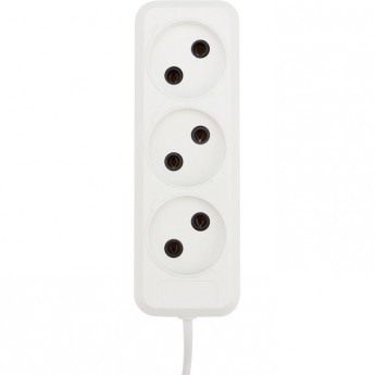 Удлинитель REXANT 3 гнезда, 7 м, 2х0.75 мм², б/з, белый (Сделано в России) Удлинитель REXANT 3 гнезда, 7 м, 2х0.75 мм², б/з, белый (Сделано в России)